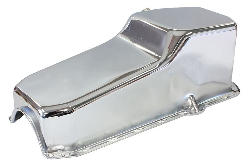 CHEV R/H DIPSTICK STANDAD REPLACEMENT OIL PAN, CHROME FINISH 2