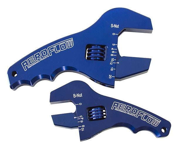 ADJUSTABLE GRIP AN WRENCH KIT - BLUE