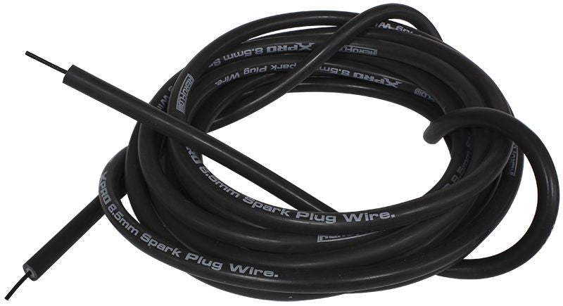 XPRO 8.5mm SPIRAL CORE IGNITION LEAD, 10 METER LENGTH - BLACK