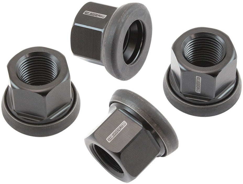 5/8" Alloy Wheel Nut - Black Finish Sold Individually, 7075 Aluminium 