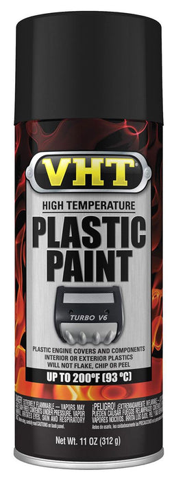 VHT HIGH TEMPERATURE PLASTIC PAINT MATTE BLACK