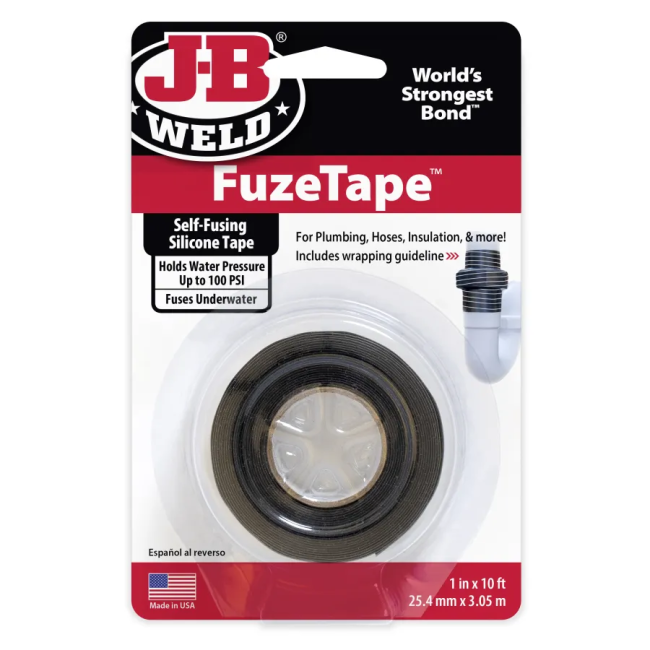 J-B Weld FuzeTape Self-Fusing Silicone Tape 