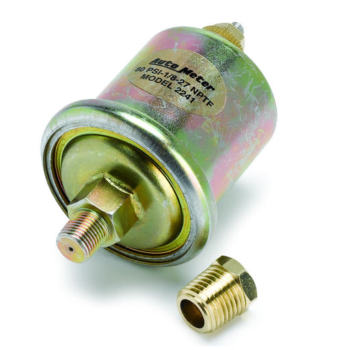 AU2241 - AUTOMETER REPLACEMENT OIL PRESSURE SENDER UNIT 80 PSI 