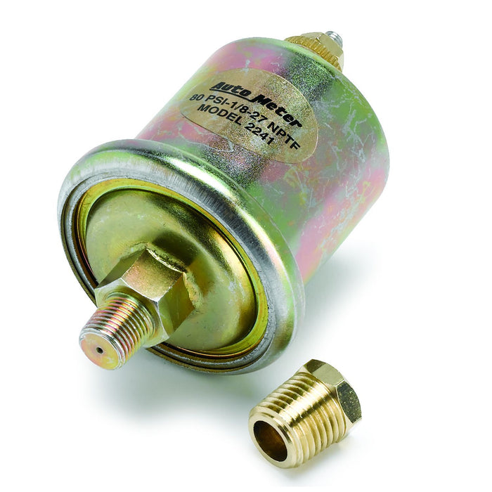 AU2241 - AUTOMETER REPLACEMENT OIL PRESSURE SENDER UNIT 80 PSI 