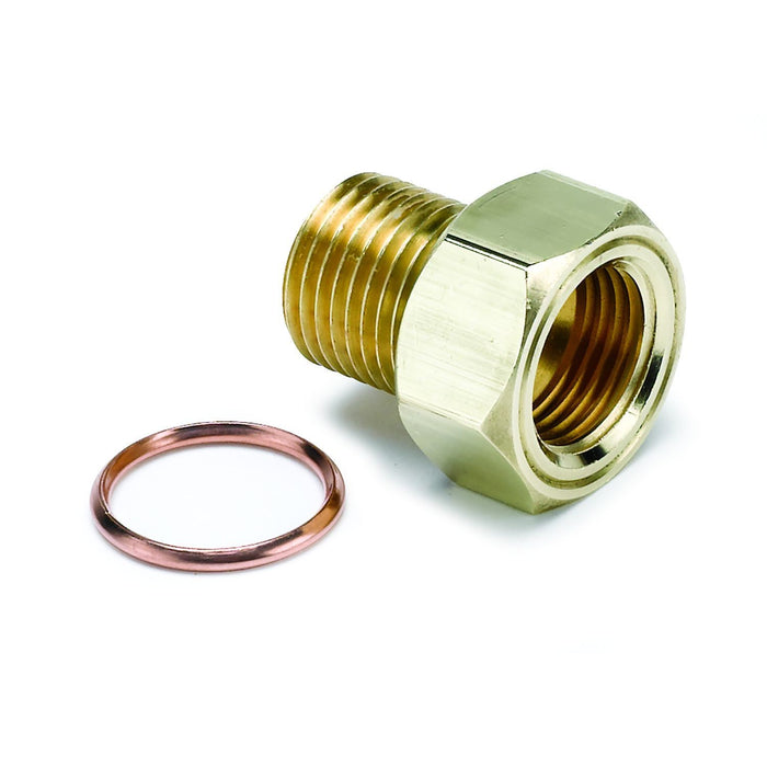 TEMPERATURE SENDER METRIC ADAPTER - M16 X 1.5 TO 5/8" UNF FEMALE THREAD