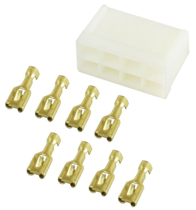 Gauge Connectors 8 Terminal Suit Electric In-Dash Speedo Or Tachometer 