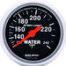 AUTOMETER SPORT-COMP SERIES WATER TEMPERATURE GAUGE 2-1/16", FULL SWEEP MECHANICAL, 120-240°F