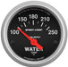 AUTOMETER SPORT-COMP SERIES WATER TEMPERATURE GAUGE 2-1/16", SHORT SWEEP ELECTRIC, 100-250°F