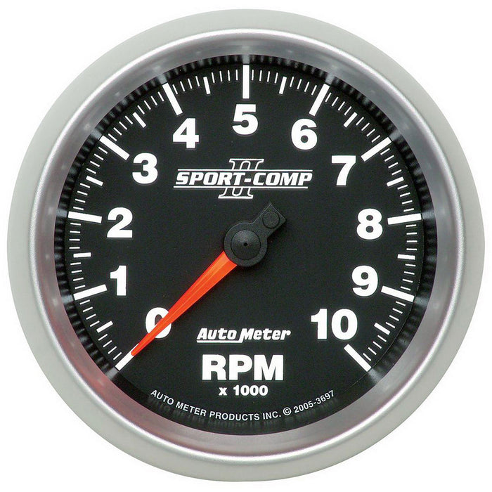 AUTOMETER SPORT-COMP II TACHOMETER 3-3/8", IN-DASH, 0-10,000 rpm 