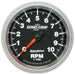 AUTOMETER SPORT-COMP II TACHOMETER 3-3/8", IN-DASH, 0-10,000 rpm 