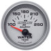 AUTOMETER ULTRA-LITE II SERIES WATER TEMPERATURE GAUGE 2-1/16", SHORT SWEEP ELECTRIC, 100-250°F