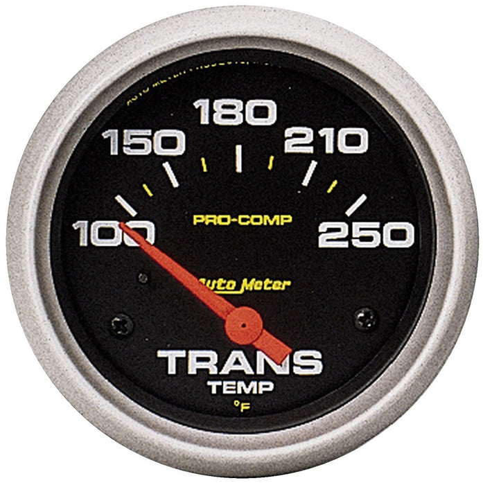 AUTOMETER PRO-COMP SERIES TRANSMISSION TEMPERATURE GAUGE 2-5/8", LIQUID FILLED MECHANICAL, 100-250°F