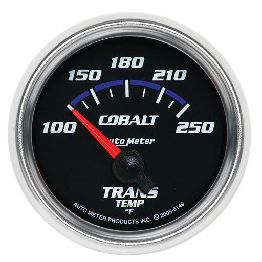 AUTOMETER COBALT SERIES TRANSMISSION TEMP GAUGE, 2-1/16', SHORT SWEEP ELECTRIC, 100-250°F