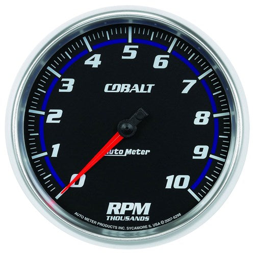 AUTOMETER COBALT SERIES TACHOMETER, 5" IN-DASH, 0-10,000 rpm