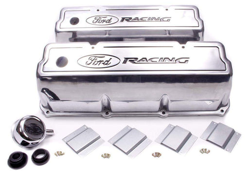 ALUMINIUM VALVE COVERS (POLISHED) SUIT FORD 302-351C