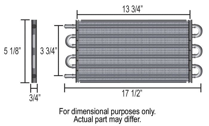 DERALE SERIES 7000 TRANSMISSION COOLER