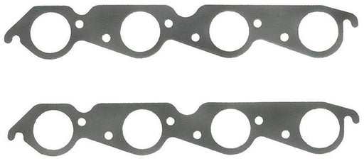 PERFORATED STEEL EXHAUST GASKET SET SUIT BB CHEV LARGE RACE PORT, 2.13" ROUND
