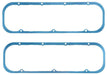 FE1635 Silicone Moulded Rubber Valve Cover Gaskets With Steel Core & Compression Limiters Suit BB Chev 9/64" Thick