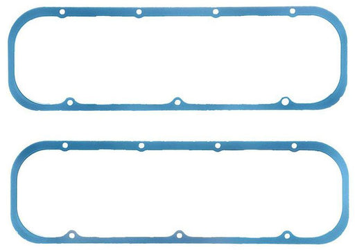 FE1635 Silicone Moulded Rubber Valve Cover Gaskets With Steel Core & Compression Limiters Suit BB Chev 9/64" Thick