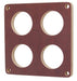 MO65017 - MOROSO HOLLEY DOMINATOR CARBY SPACER 1/2" LAMINATED WOOD 4 HOLE 
