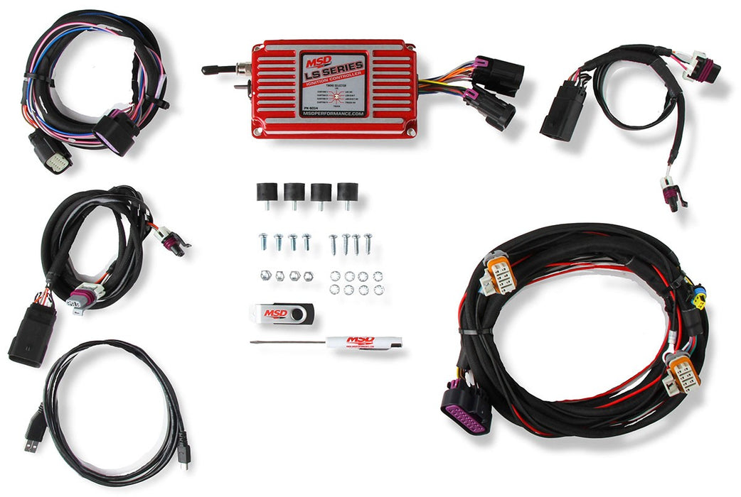 MSD LS IGNITION CONTROLLER - RED, SUITS 24X, 58X TRIGGERS