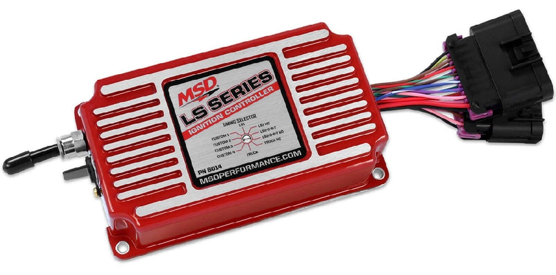 MSD LS IGNITION CONTROLLER - RED, SUITS 24X, 58X TRIGGERS