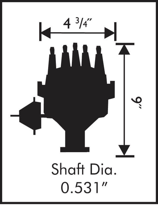 MSD PRO-BILLET READY-TO-RUN DISTRIBUTOR SUIT Ford 332-428 FE