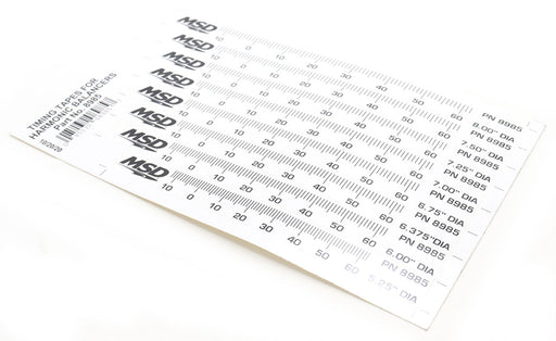 Timing Tapes for Harmonic Balancers 5.250 to 8 in. Diameter Balancer, 