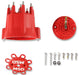 Distributor Cap and Rotor Kit - Replacement Cap, Rotor & Retainer, suit MSD Billet Distributors w/GM style cap