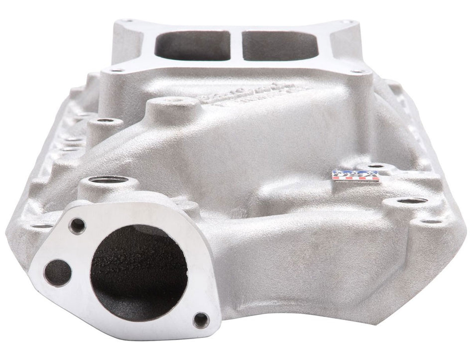 ELDELBROCK PERFORMER INTAKE MANIFOLD SUIT FORD 289-302W, Idle - 5500 rpm, DUAL PLANE, NON-EGR  