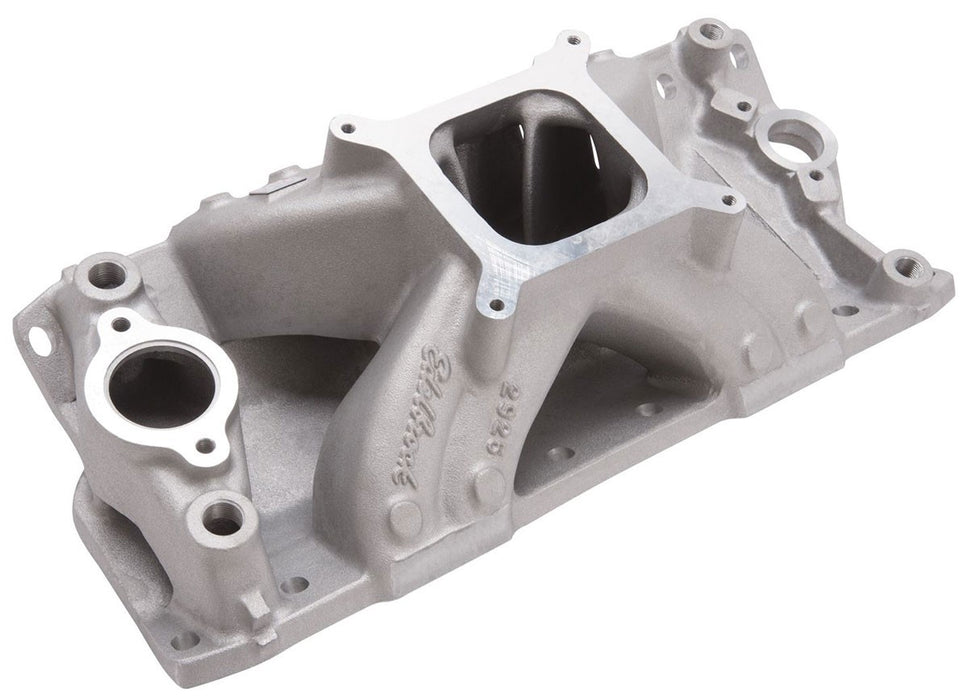 EDELBROCK SUPER VICTOR INTAKE MANIFOLD SUIT SB CHEV WITH 23° HEADS