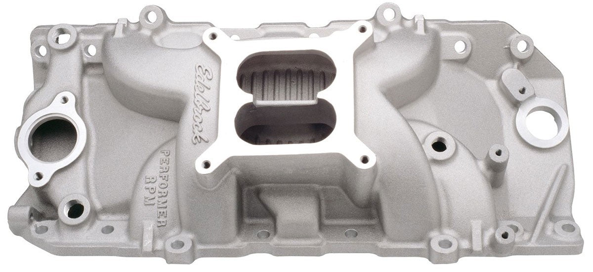 EDELBROCK PERFORMER RPM INTAKE MANIFOLD SUIT BB CHEV 396-502 OVAL PORT