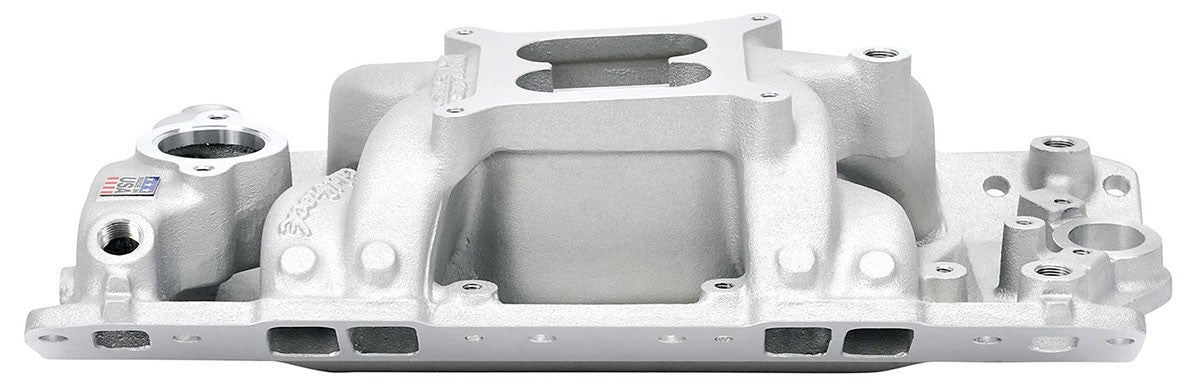 EDELBROCK RPR AIR-GAP INTAKE MANIFOLD SUIT SB CHEV