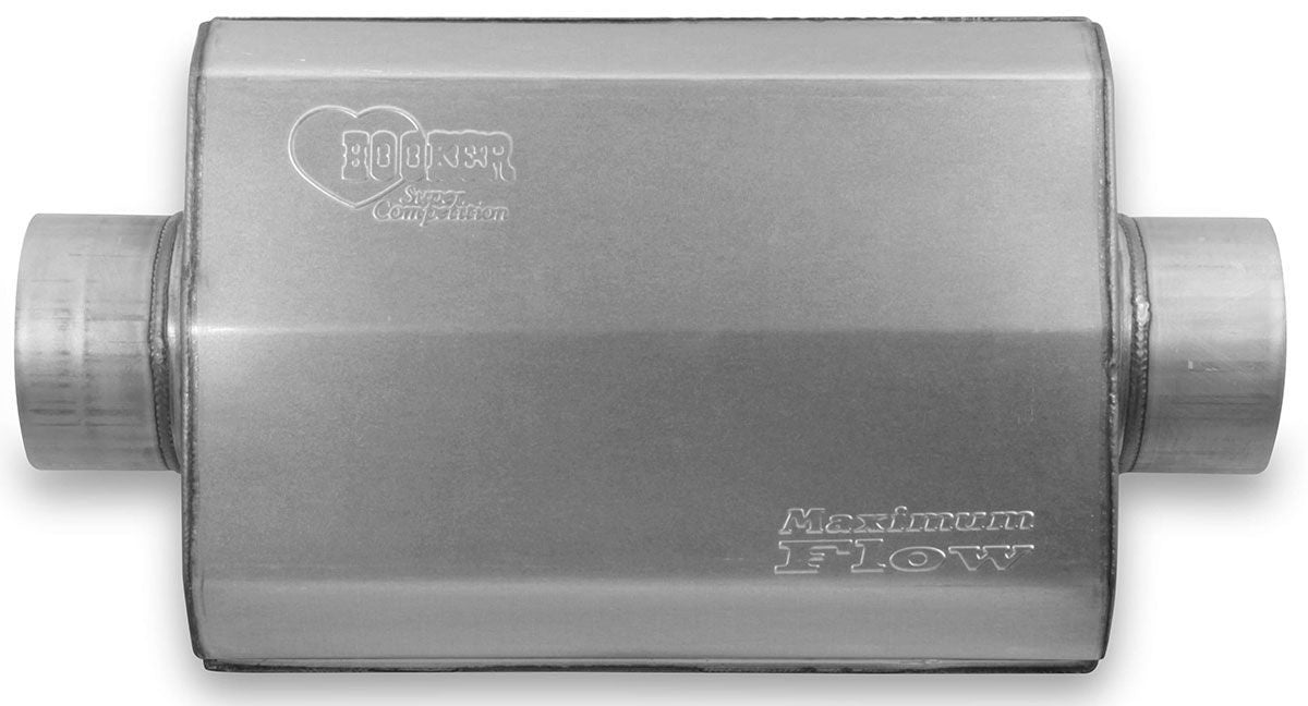 HOOKER MAXIMUM FLOW MUFFLER 4" CENTRE / CENTRE