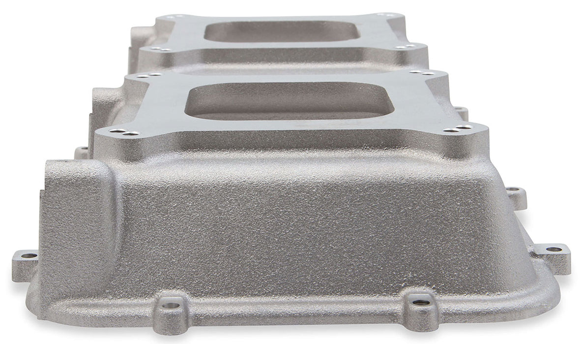 HI-RAM INTAKE PLENUM TOP ONLY - NATURAL FINISH, SUIT DUAL CARBURETOR MOUNTING