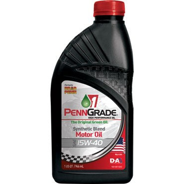 PENNGRADE SEMI-SYNTHETIC PERFORMANCE ENGINE OIL 15W-40 (CASE 12 x 1 quart BOTTLES)