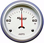 SPECO METER SPORTS SERIES 2" AMMETER GAUGE 0-60-0 AMP