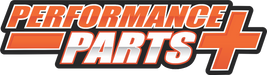 PERFORMANCE PARTS PLUS STICKER - LARGE - ORANGE