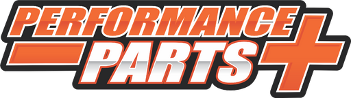 PERFORMANCE PARTS PLUS STICKER - LARGE - ORANGE