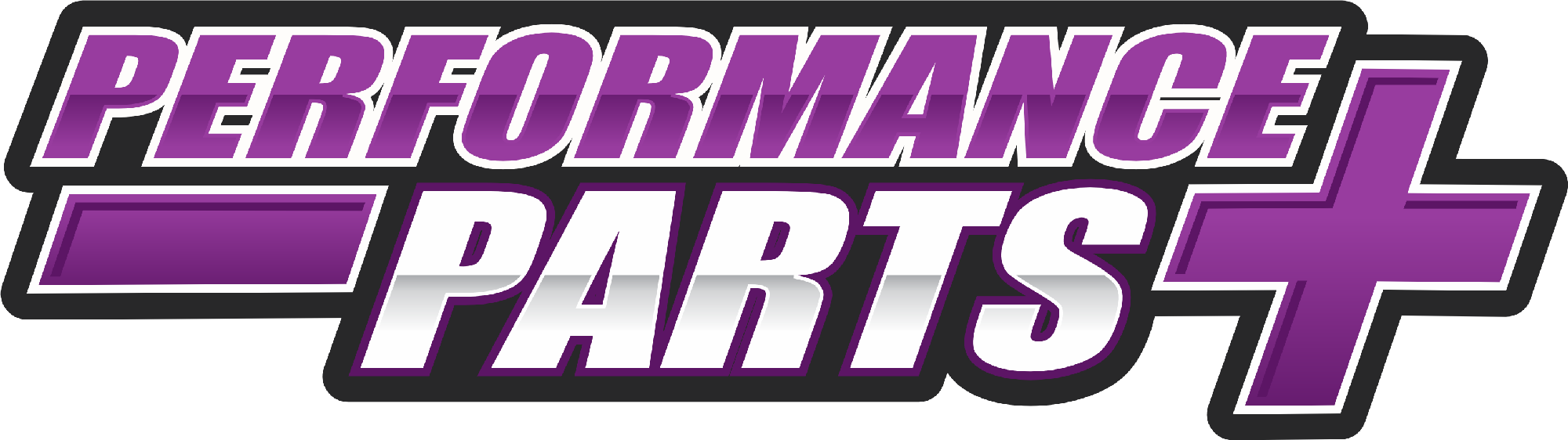 PERFORMANCE PARTS PLUS STICKER - LARGE - PURPLE