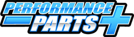 PERFORMANCE PARTS PLUS STICKER - LARGE - BLUE