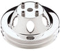 Water Pump Pulley - Polished 2-Groove Suit SB & BB Chev With Long Water Pump