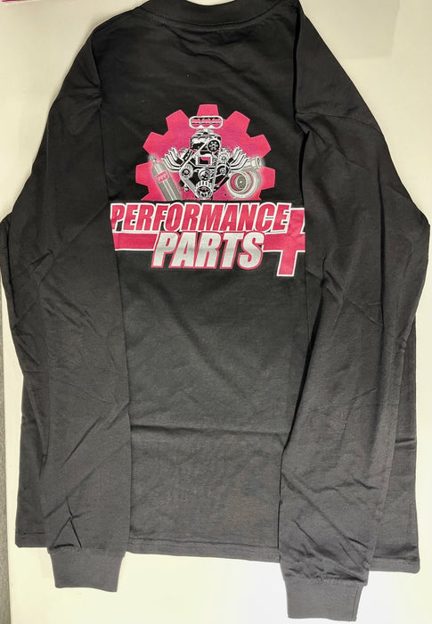 PERFORMANCE PARTS PLUS LONG SLEEVE T-SHIRTS AVAILIBLE IN BLUE, GREY & PINK (S - 5XL)