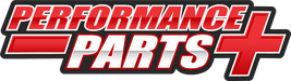 PERFORMANCE PARTS PLUS STICKER - LARGE - RED