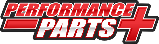 PERFORMANCE PARTS PLUS STICKER - LARGE - RED