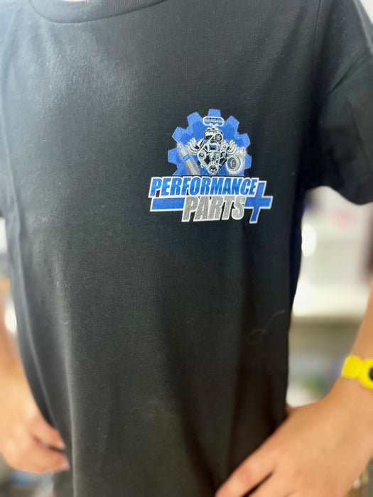 PERFORMANCE PARTS PLUS KIDS T-SHIRTS AVAILABLE IN BLUE & PINK (INFANT - SIZE 10)