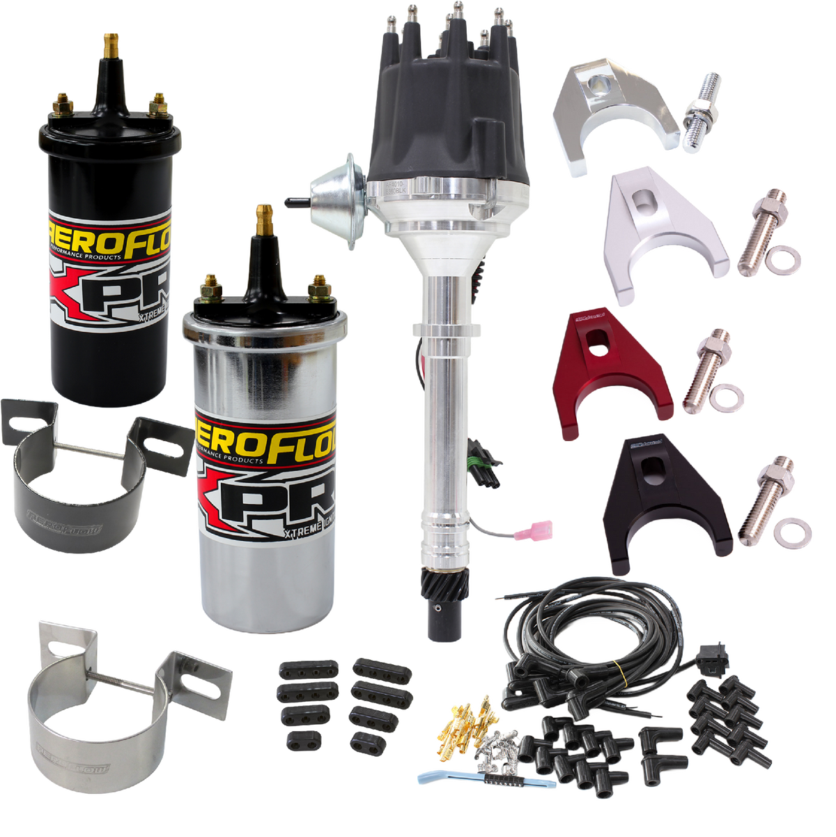 CHV-IGNKIT-1BLK XPRO IGNTION KIT SUIT SB/BB CHEV WITH BLACK CAP ...