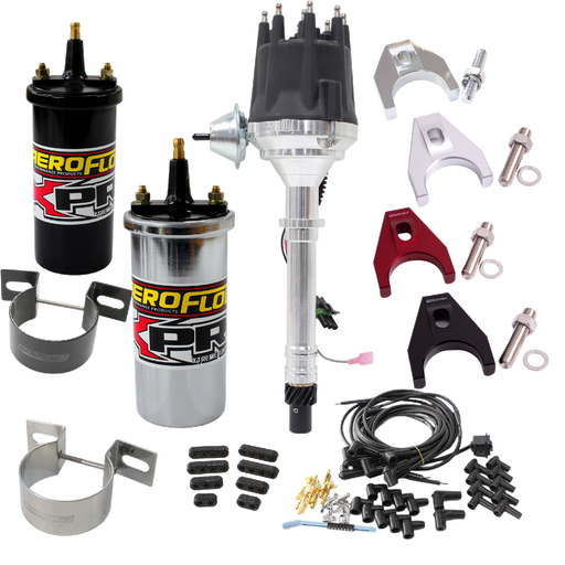 XPRO IGNTION KIT SUIT SB/BB CHEV WITH BLACK CAP DISTRIBUTOR AF4010-8360BLK