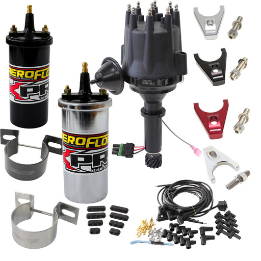 XPRO IGNTION KIT SUIT HOLDEN 253, 304, 308, 355 WITH BLACK CAP BLACK ANODISED BODY DISTRIBUTOR AF4210-85891BLK