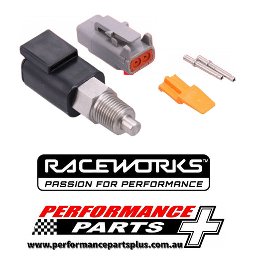 RACEWORKS MOTORSPORT 1/8" NPT FLUID TEMPERATURE SENSOR SHORT NOSE